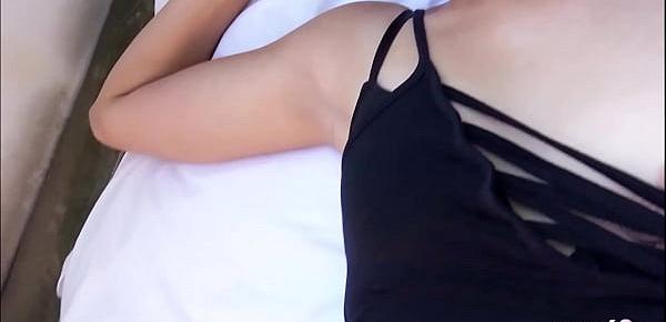 18 Jahre junge deutsche Ex Freundin Lina auf ihrem Balkon gefickt
